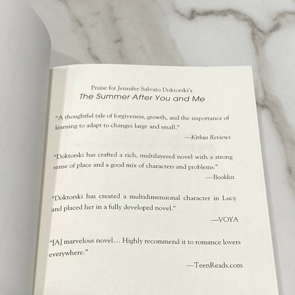 August and Everything After by Jennifer Salvato Doktorski Paperback Novel - Picture 5 of 6